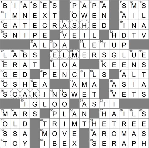 Inadequate Lubrication. . Trouble with locks crossword